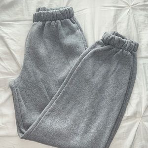 Brandy Melville Grey Rosa Sweatpants